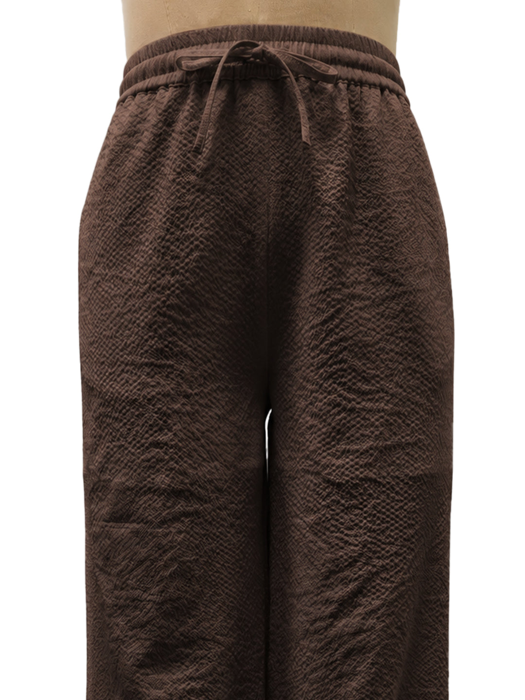 Brown Solid Joggers